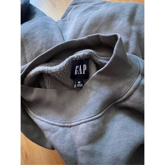 Gap Long Sweater Grey Tie Dye With Pockets Women’s Size XL - Picture 5 of 6